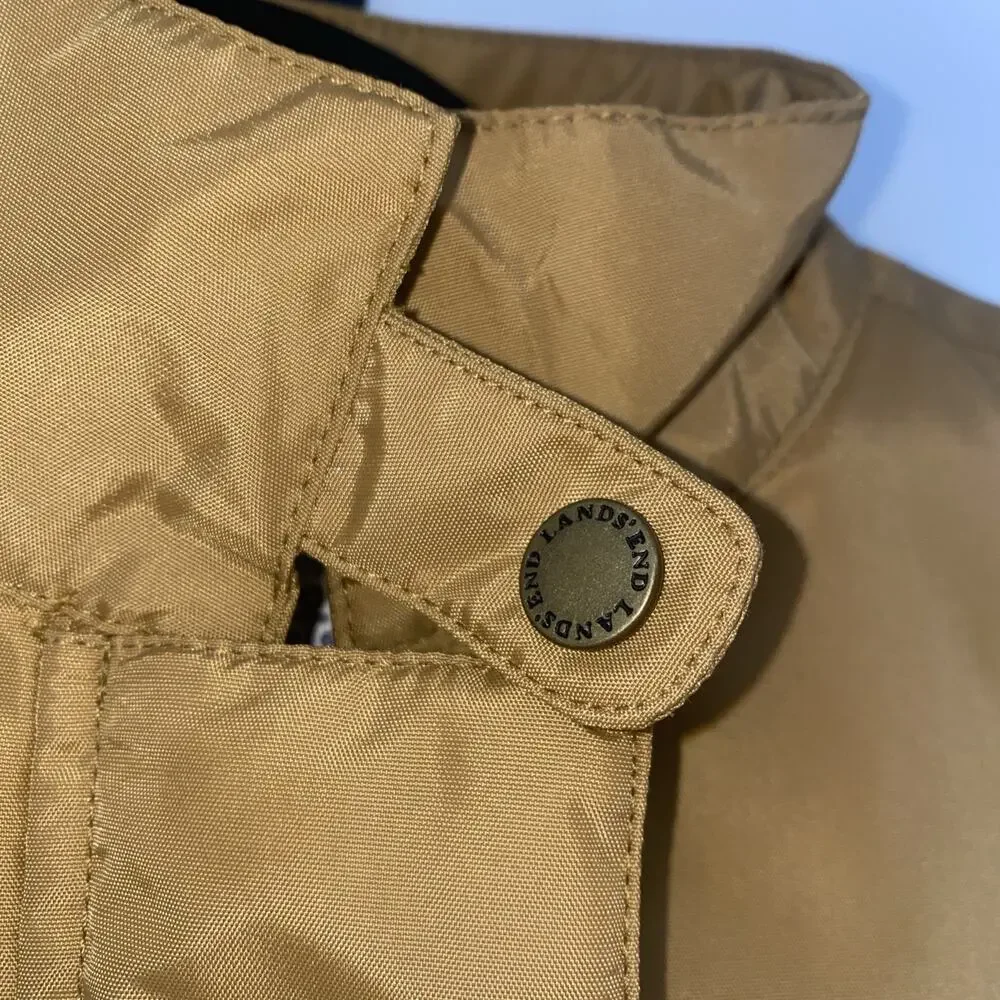 Land End Kids Coat Size 7-8y Belted NWOT